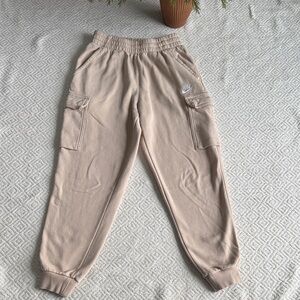 Nike Sportswear Club Fleece Big Kids' Cargo Pants Sanddrift - Sz L